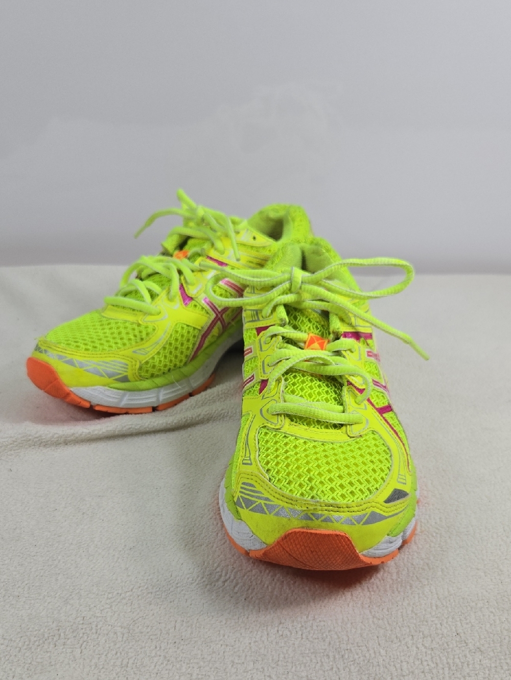 Asics GT-2000 Neon Yellow Athletic Running Shoes